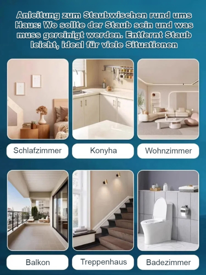 【Fängt 99,99 % Staub und Haare auf】Multifunktionale, wartungsfreie Staubbox