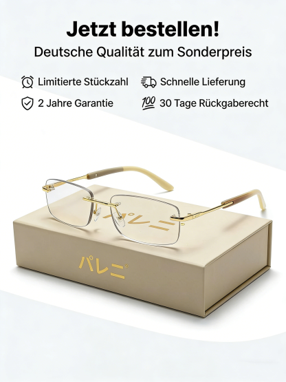 Intelligente Autofokus-Brille | Jena Optik Design | Photochrom & Titan | 10 Jahre Garantie 👓🛡️