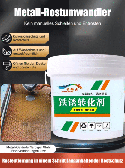【✨️Ein Eimer deckt 60 Quadratmeter ab】Rostumwandelnde Grundierung