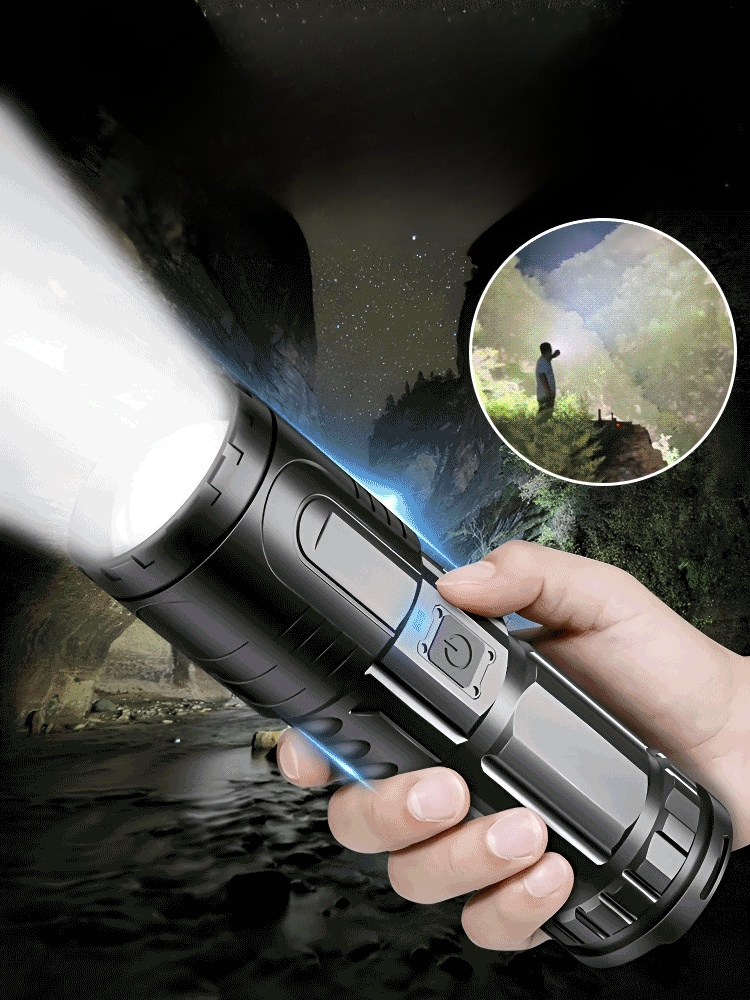 Weiße Laser-Zoom-Taschenlampe