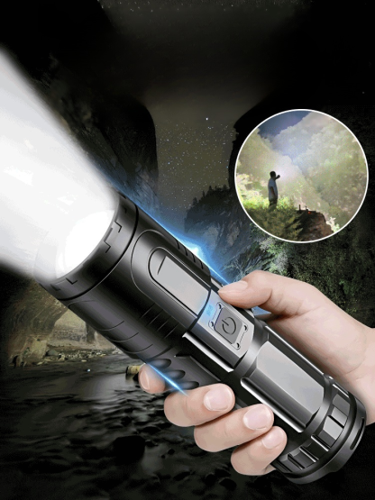 Weiße Laser-Zoom-Taschenlampe