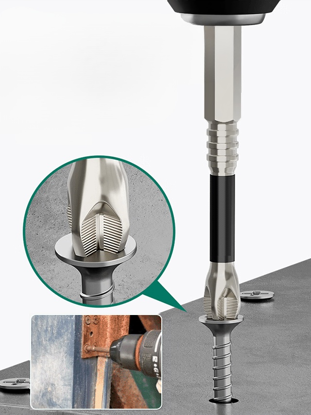【✨️Begrenzter Zeitraum Sonderpreis】Stark magnetische, rutschfeste und stoßfeste Bit-Set.