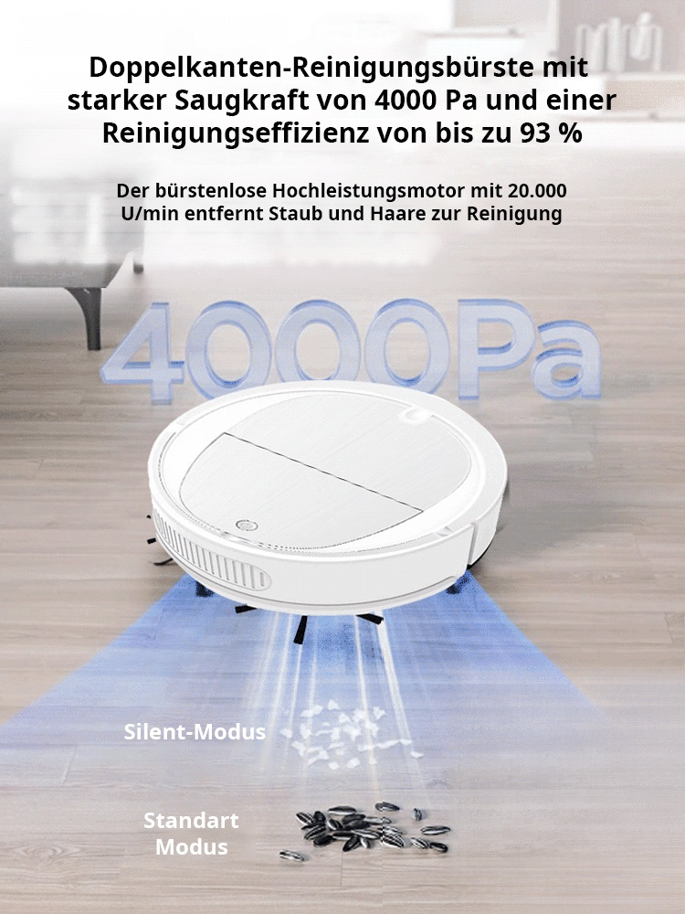 Intelligenter Kehrroboter zu Hause automatisch 3-in-1