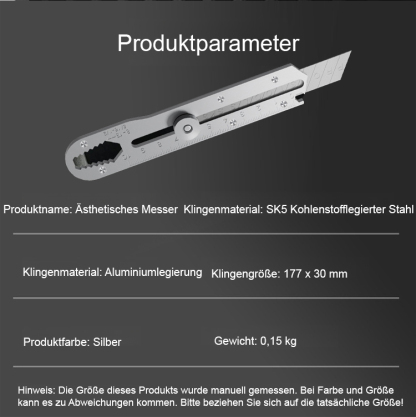 🏗️ Einmal kaufen, 10 Jahre nutzen. Die letzte Präzisionsklinge, die Sie jemals kaufen müssen.
