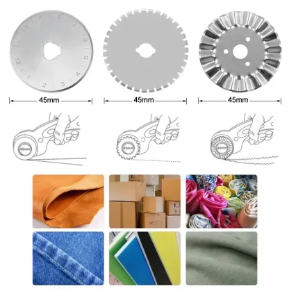 45MM Lederhandwerk Rollschneider Leder Schneidwerkzeug Lederhandwerk Stoff Rundmesser Messer DIY Patchwork Nähen Quilten