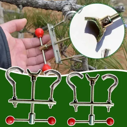 1 Set Bonsai Zweig Bender Tools Kit Außergewöhnliche Stahl Gartenarbeit Pflege Wunderbare Kreisel Installation Baum Stamm Bender Werkzeug Teile
