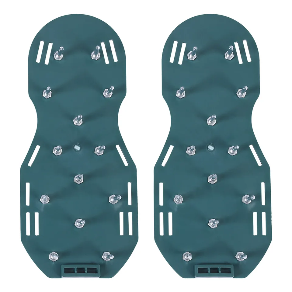 1 Paar Rasenbelüfter-Sandalen, strapazierfähige Gras-Spike-Schuhe mit Kunststoffschnalle, Gartenwerkzeug, Rasen-Spike-Schuhe, Rasenbelüfter-Schuhe