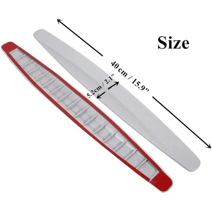 2 stücke Auto Stoßstange Schutz Streifen Schutz Ecke Schutz Streifen Scratch Protector Crash Anti Kollision Auto Zubehör