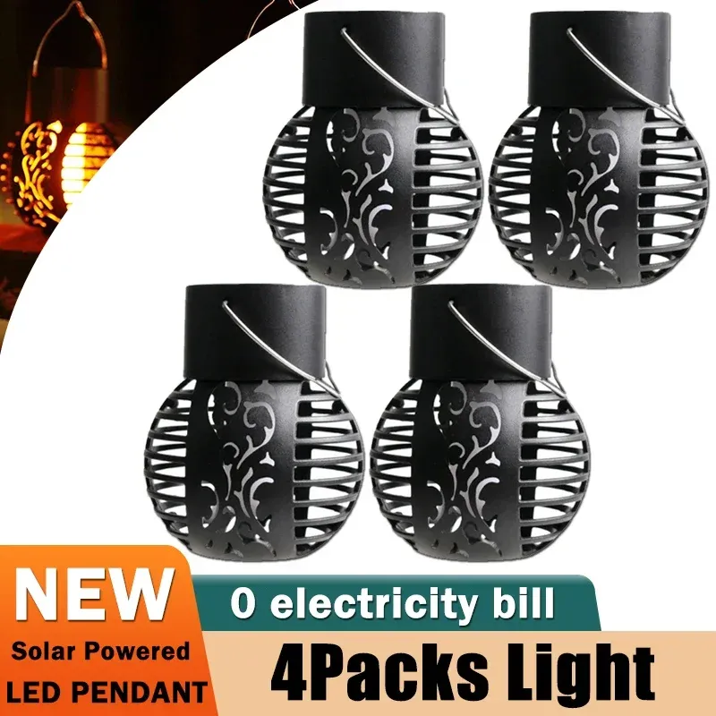 Solarleuchten für den Außenbereich, Retro-Laterne, Laternenlichter, hä