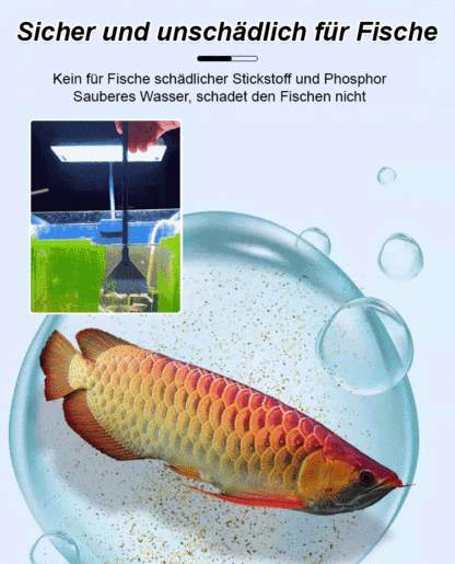 【✨️Fischpflege-Wunder】Aquarien-Polymer-Wasserreinigungstablette