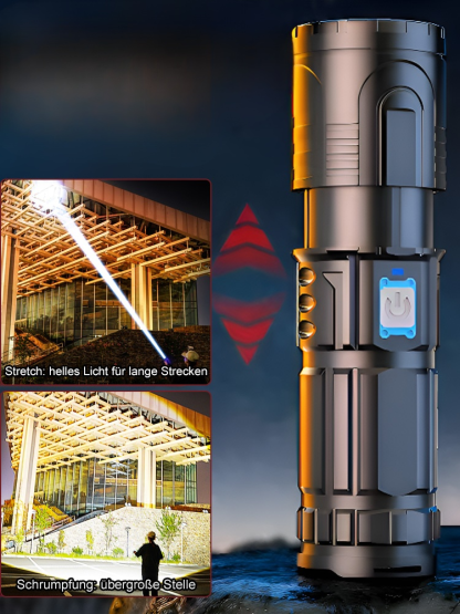 Weiße Laser-Zoom-Taschenlampe