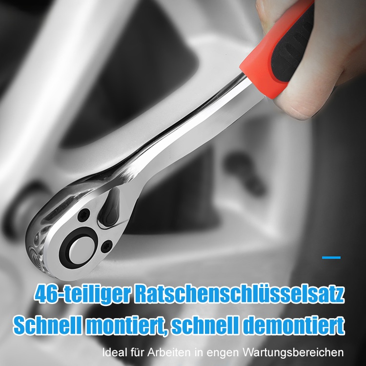 46-teiliger Ratschenschlüsselsatz