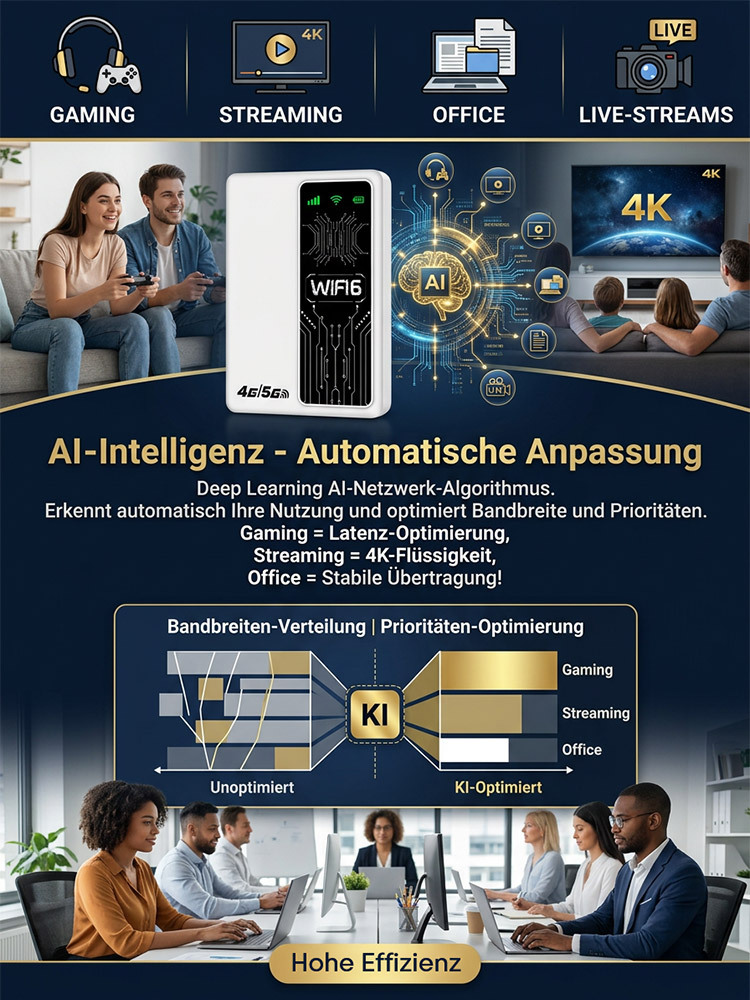 Mobiler Satelliten-WLAN Router der 10. Generation 📡 | Ohne Vertrag | Keine SIM-Karte nötig | Weltweites Internet | Integrierte 10000mAh Powerbank 🔋