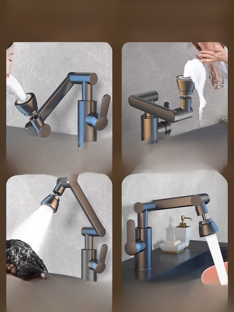 【✨️Begrenzter Zeitraum Sonderpreis】1080° drehbarer Wasserhahn mit mechanischem Arm