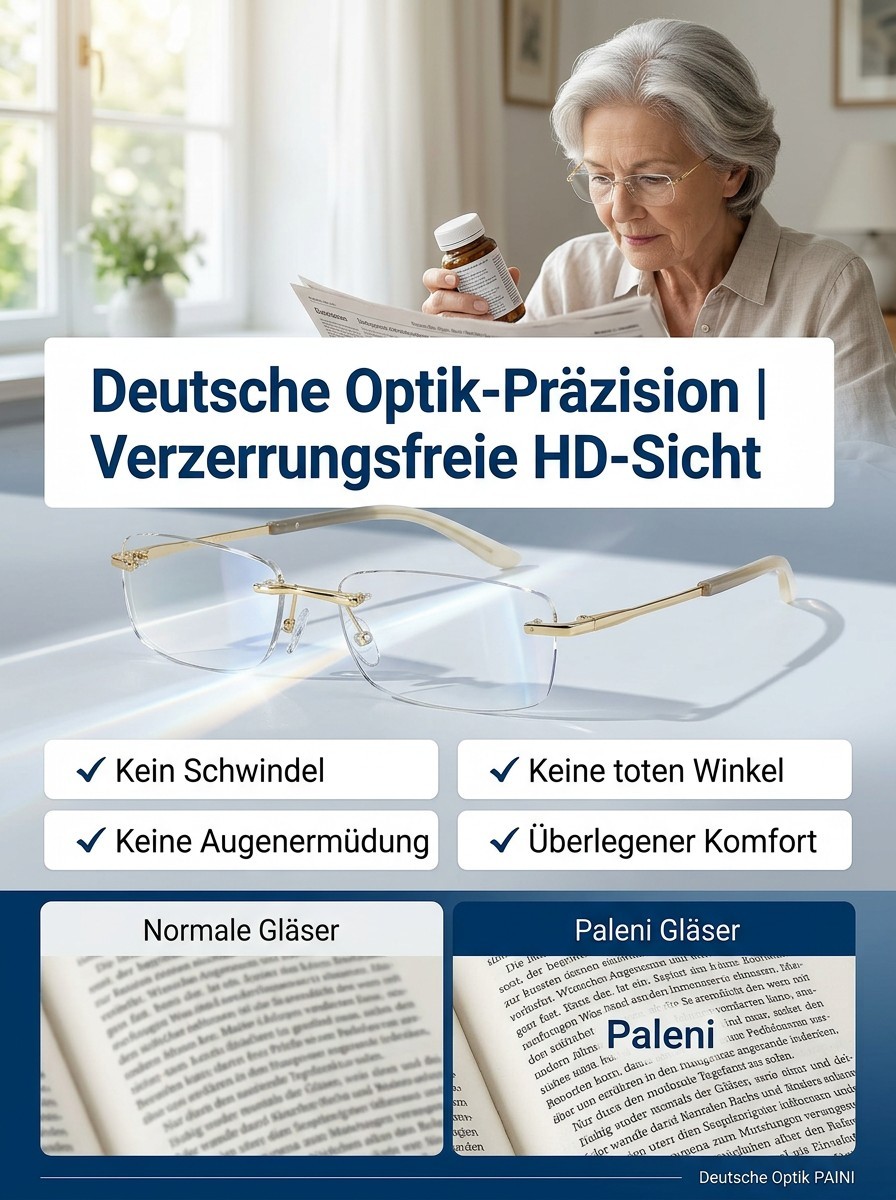 Intelligente Autofokus-Brille | Jena Optik Design | Photochrom & Titan | 10 Jahre Garantie 👓🛡️