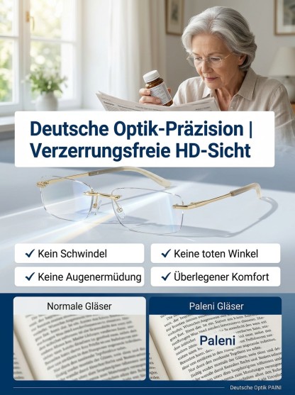 Intelligente Autofokus-Brille | Jena Optik Design | Photochrom & Titan | 10 Jahre Garantie 👓🛡️