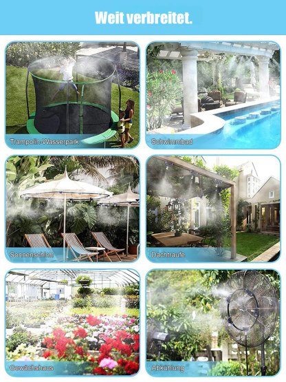 Garten Outdoor Niederdruck Kühlverneblungsdüsen