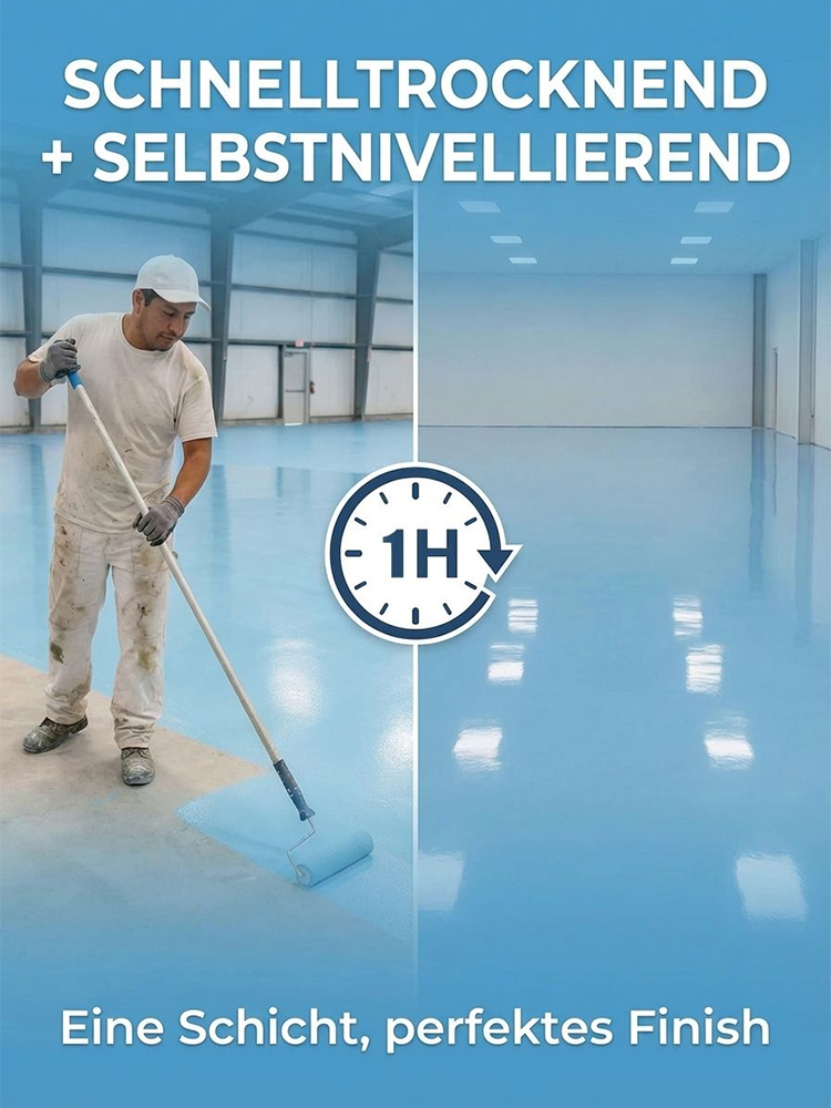 Premium Bodenbeschichtung | Marmor-Effekt | 100qm pro Eimer | 2H Trocknung 🛡️✨