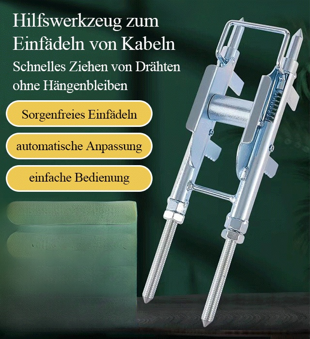 Hilfswerkzeug zum Einfädeln von Kabeln