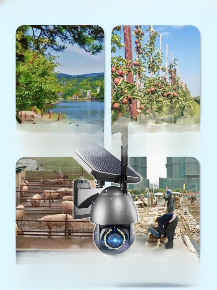 Handy-Fernbedienung Ultra-HD Vollfarb-Nachtsicht Outdoor-Wasserdichte Solarkamera