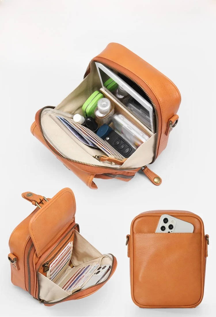 【✨️Begrenzter Zeitraum Sonderpreis】Retro doppelte Schicht große Kapazität Crossbody Tasche