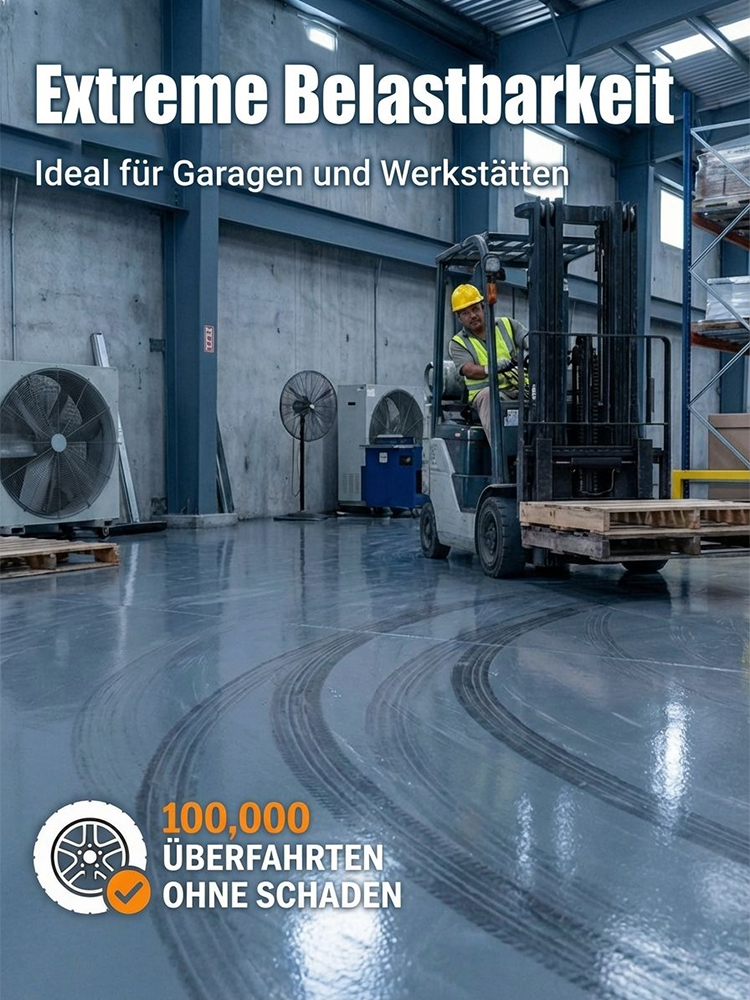 Premium Bodenbeschichtung | Marmor-Effekt | 100qm pro Eimer | 2H Trocknung 🛡️✨