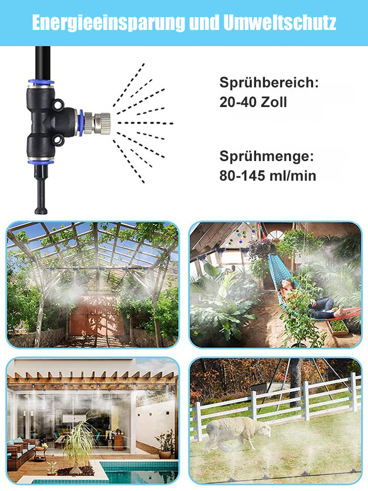 Garten Outdoor Niederdruck Kühlverneblungsdüsen