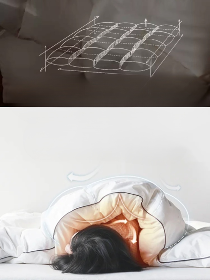 95% weiße Daunendecke