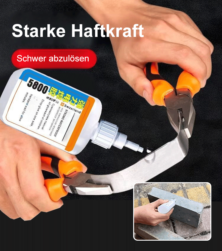 Wasserfester transparenter starker Universalkleber