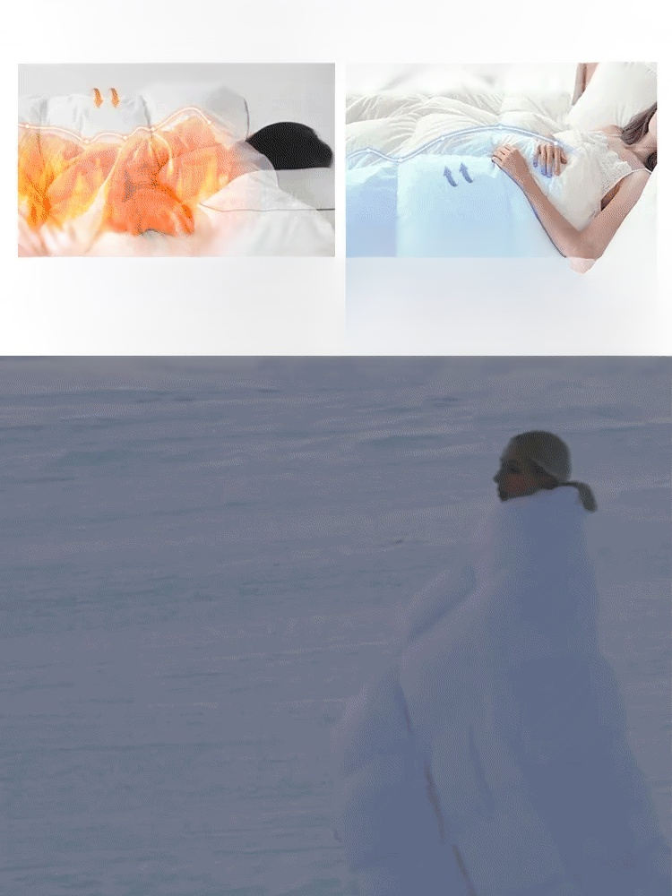 95% weiße Daunendecke