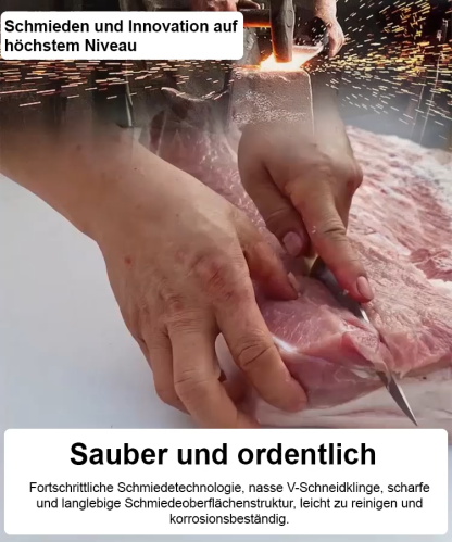 【Handgeschmiedete Küchenutensilien】Nach 10.000 Schnitten nicht stumpf