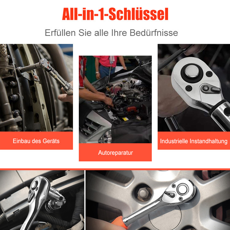 46-teiliger Ratschenschlüsselsatz