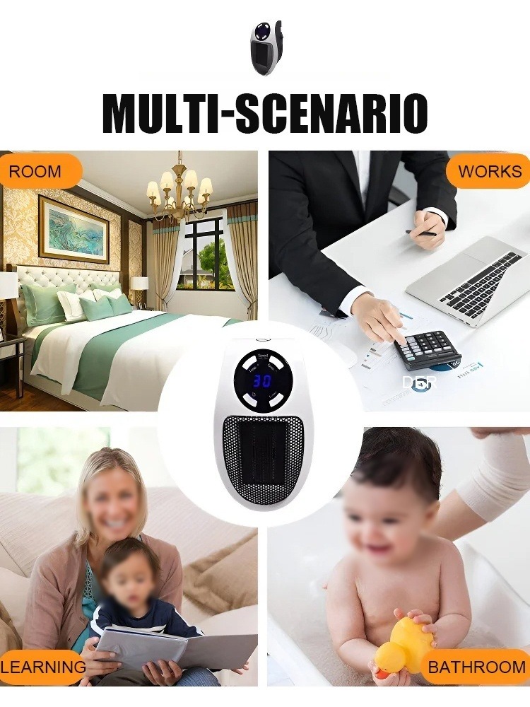 Energy saving rapid heating electric heater