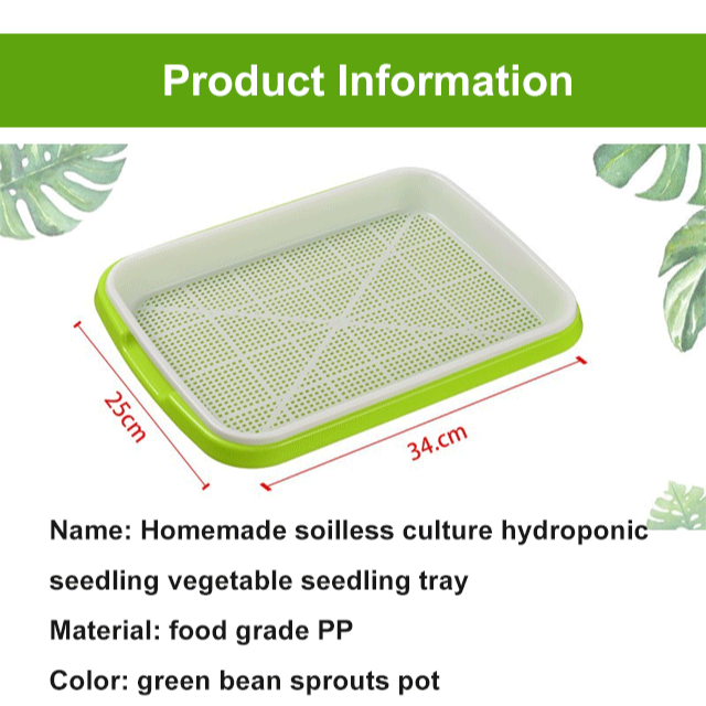 Homemade Soilless Culture Hydroponic Seedling Vegetable Seedling Tray