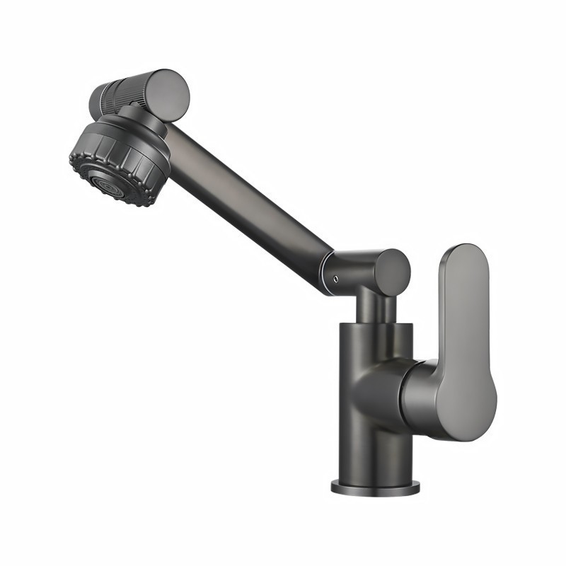 1080° mechanical arm rotating faucet