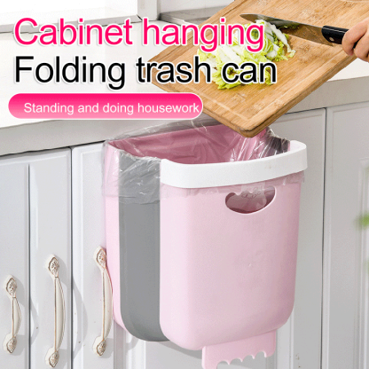 Cabinet Hanging Folding Trash Can