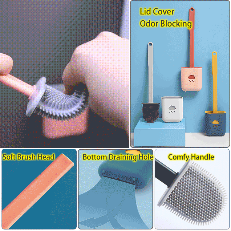 Creative Silicone Toilet Brush