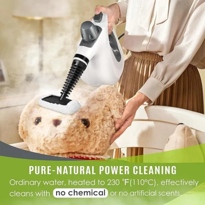 Pressurized Handheld Multi-Surface Natural Steam for Cleaning Floor, Upholstery