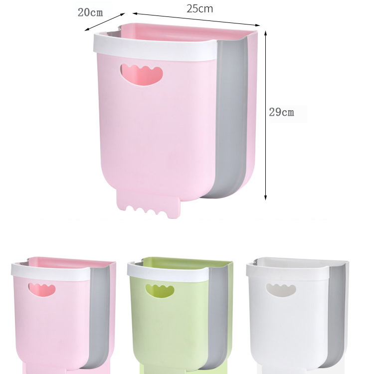 Cabinet Hanging Folding Trash Can