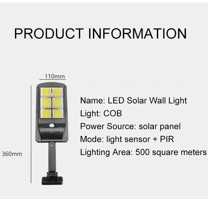 LED Solar Wall Light