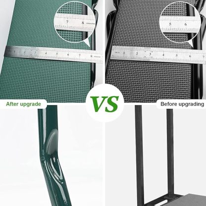 Garden Kneeler and Seat with Thicken & Widen Soft Kneeling Pad