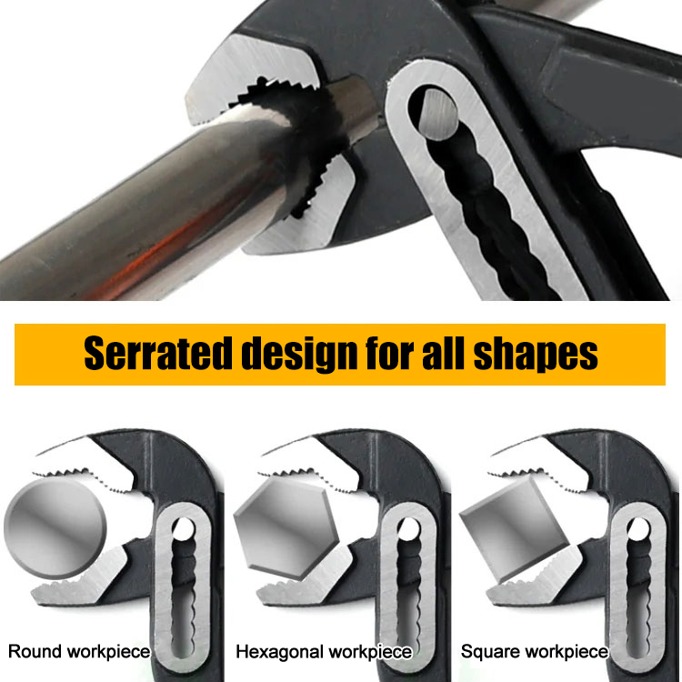 Multifunctional universal opening water pipe pliers