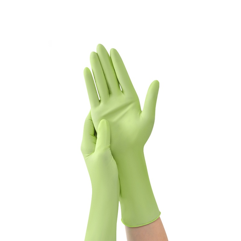 Food-grade nitrile gloves, extended and thickened durable kitchen household gloves, protective extended and thickened hyaluronic acid gloves.