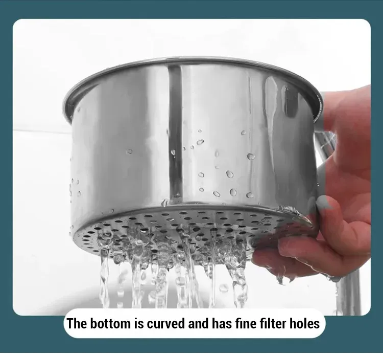 JS-Swan stainless steel drain basket for kitchen sink