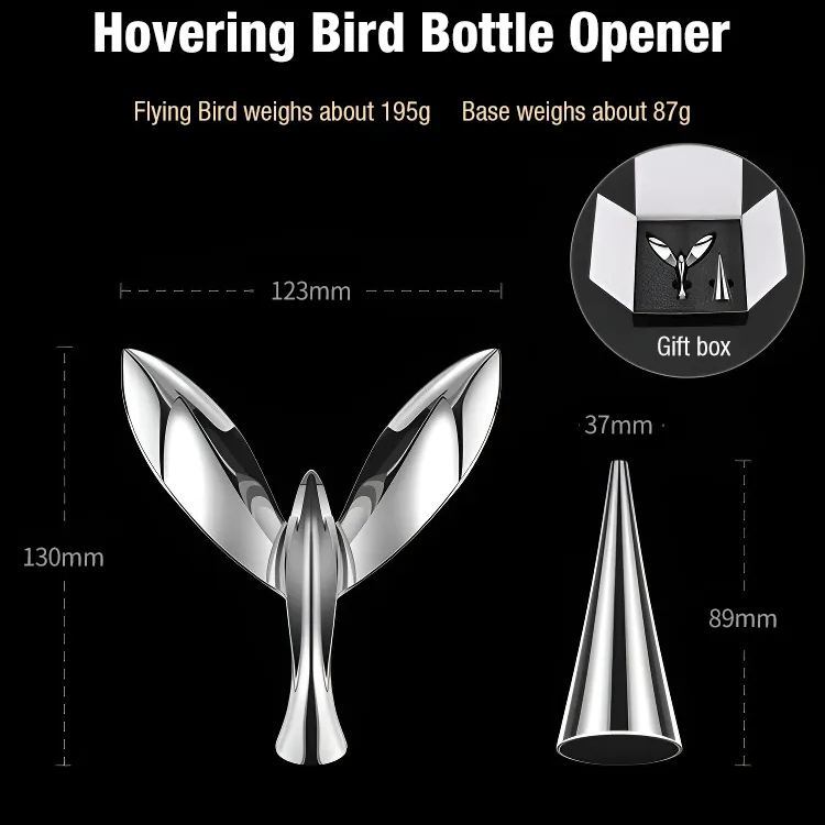 Floating Bird Bottle Opener