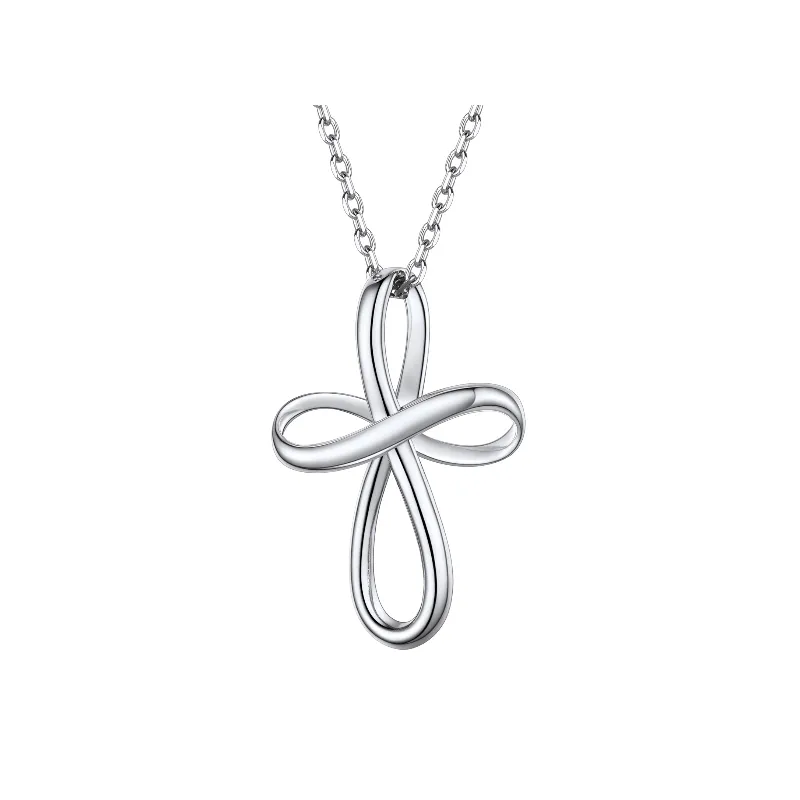 Collier Nœud Celtique en Argent Sterling pour Femme Argenté