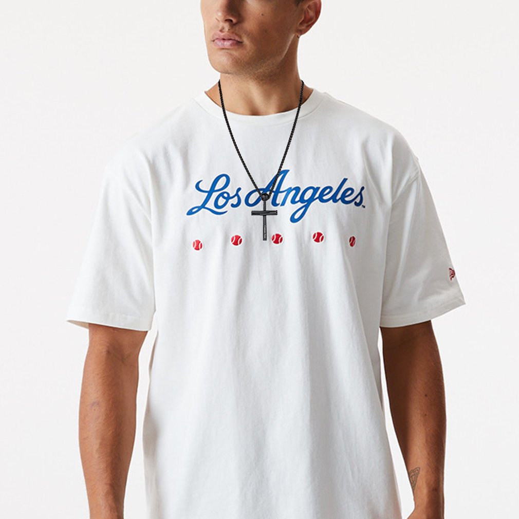 Collier Croix Baseball Personnalisé avec Gravure de Nom pour Homme Noir