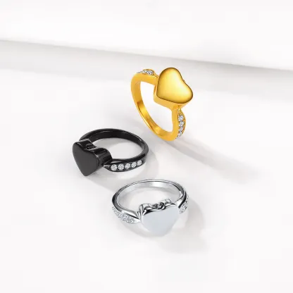 Bague Urne Crémation Collection pour Cendres