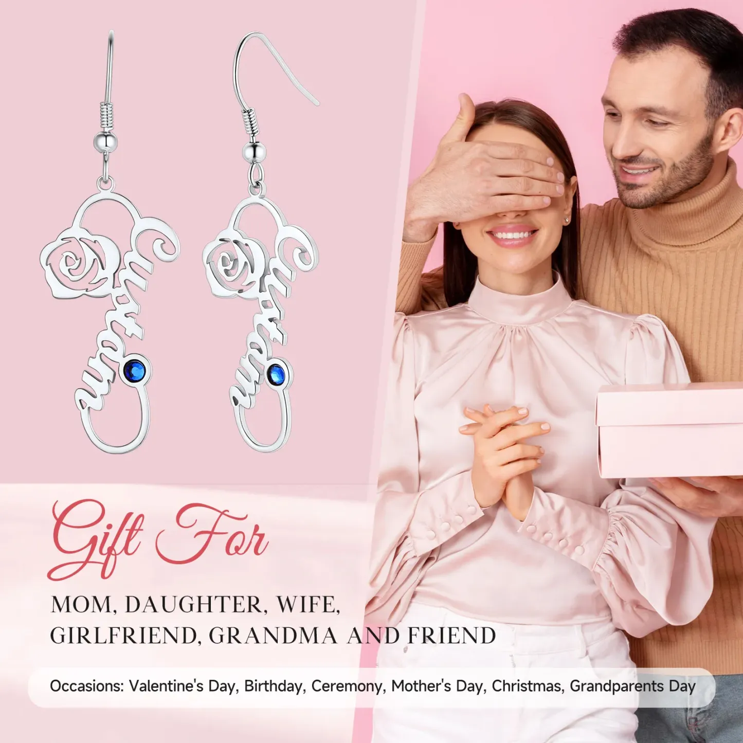 Boucles d'Oreilles Personnalisées