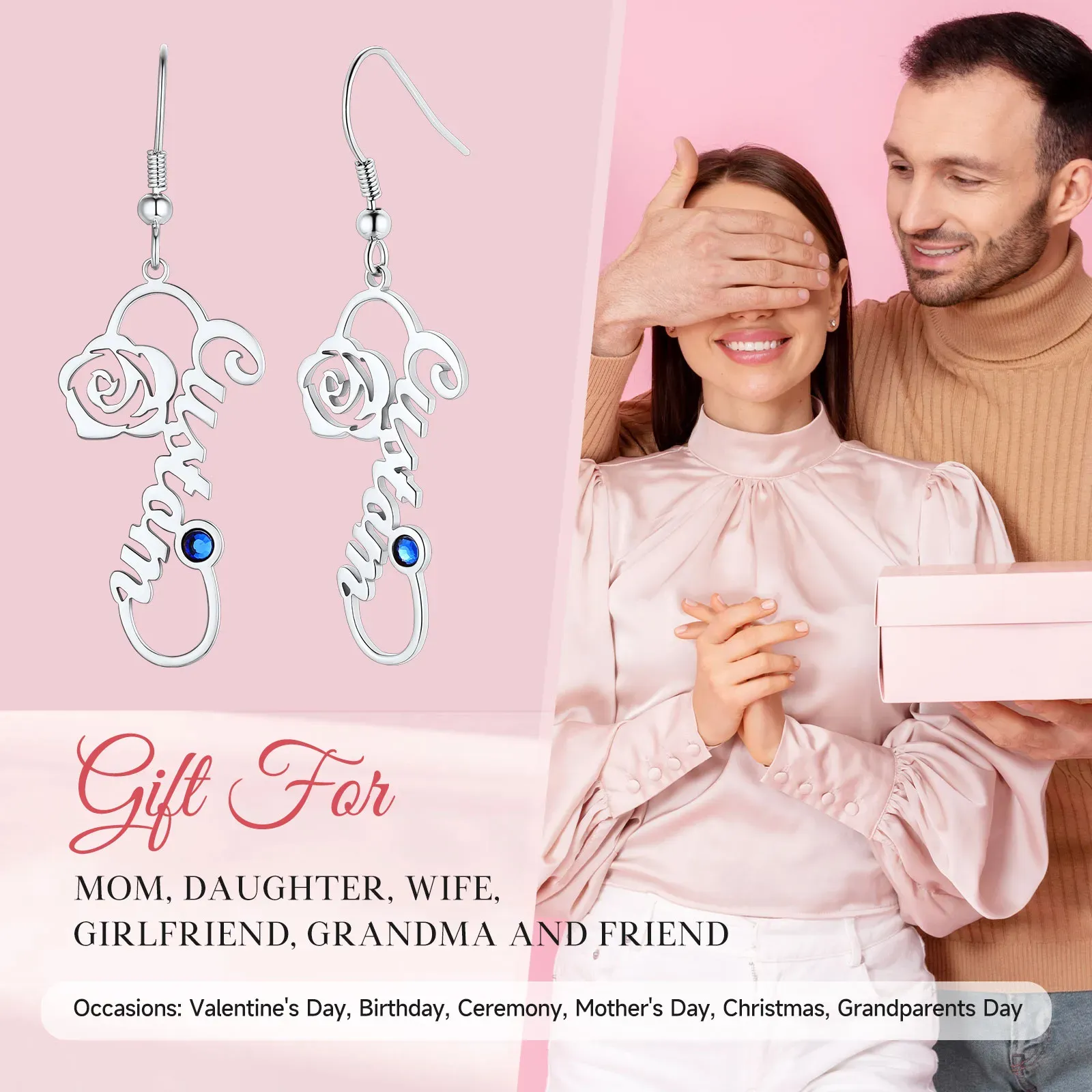 Boucles d'Oreilles Personnalisées